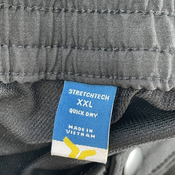 Old Navy Womens XXL Stretchtech Pants Black Straight Full Length Quick Dry Cargo - Picture 4 of 10